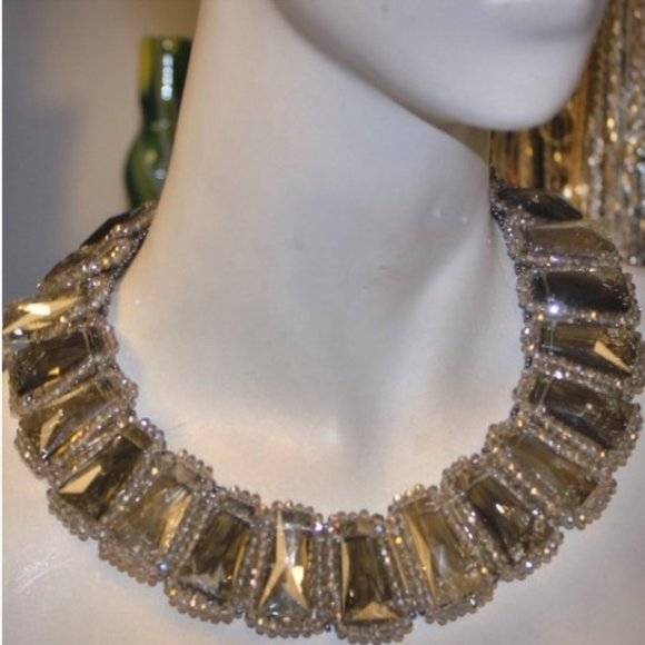 Handmade Jewelry - 1 of a Kind Handmade Crystal Statement Choker